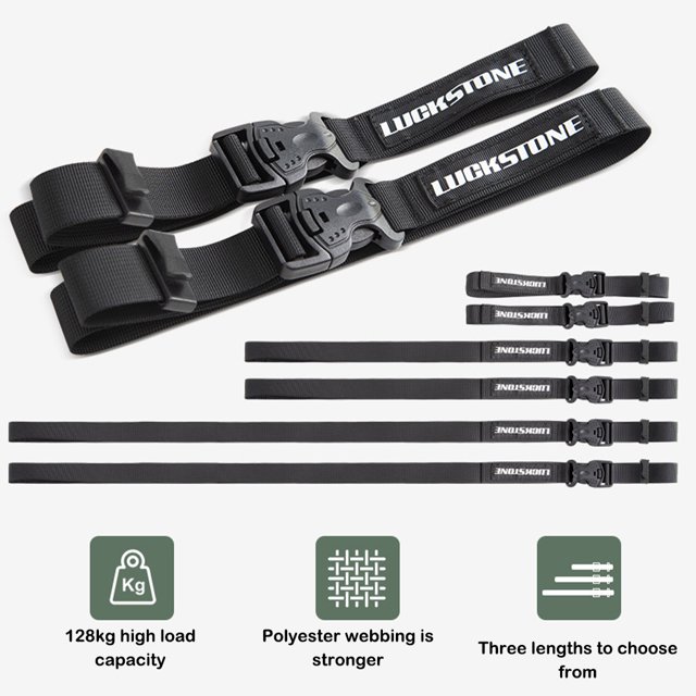 mmirethe 2X Ceinture Attachée pour Bagages, Sangle de Cils, Harnais de Rangement, Sangle Réglable pour Extérieur, Kaki/l