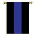thumbnail image 3 of Jozie B 1766 Garden-Thin Blue Line Police Support Outdoor Flag, 3 of 3