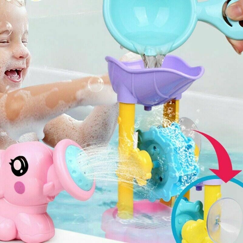 Kids Baby Bath Toys Plastic Water Spout Kettle Summer Beach Water Playing Tools 