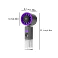 thumbnail image 3 of Portable Handheld Misting Fan, 3 In1 Rechargeable Portable Personal Water Spray Mist Cooling Fan With Led Display & Speed Adjustable, for Summer Beach, Travel, Outdoor, Office Desktop, 3 of 8