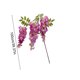 thumbnail image 3 of Guirnalda de glicinias artificiales de ramas largas | Flores artificiales de plástico realistas | Arreglo floral de techo para bodas | Accesorio de fotografía DIY, 3 of 6