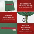 thumbnail image 3 of Hold N' Storage Upright Christmas Tree Storage Bag for Topiary and Holiday Tree up to 7 ft Tall - Green, 3 of 8