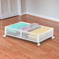 thumbnail image 1 of Contenedor de Almacenamiento debajo de la cama perfecl Organizador de Almacenamiento de zapatos blanco, 1 of 8