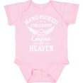 thumbnail image 3 of Inktastic Handpicked for Earth by My Cousin in Heaven with Angel Wings Boys or Girls Baby Bodysuit, 3 of 5