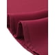 thumbnail image 5 of BLUSAS DE CHIFFON ELEGANTES PARA MUJER INSPIRADAS, TOPS CASUALES DE CUELLO EN V, CAMISAS TUNIC DE MANGA CORTA DE VERANO, TAMAÑO S, ROJO, 5 of 6
