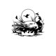 thumbnail image 2 of Women's Fashionable Abstract Duck Print T-Shirt - Casual Round Neck Short Sleeve, Comfortable Polyester Blend, Ideal for Summer, Duck T Shirt, 2 of 6