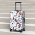 thumbnail image 5 of Uemuo London Landmark2 Printed Washable Luggage Cover - Fashion Suitcase Protector Fits 18-32 Inch Luggage -X-Large, 5 of 9