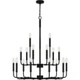 thumbnail image 5 of ABR5132MBK Quoizel Lighting Abner - 18 Light Chandelier-36.5 Inches Tall and 32 Inches Wide, 5 of 10