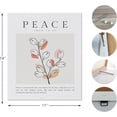 thumbnail image 5 of christian wall art framed,Christian Wall Decor Posters,John 14:27 Peace Christian Canvas Wall Art,Bible Verses Wall Decor,Scripture Wall Decor,Floral Wall Art,Framed 11x14 Inch, 5 of 5