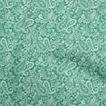 thumbnail image 1 of oneOone Cotton Poplin Sea Green Fabric Paisley Fabric For Sewing Printed Craft Fabric By The Yard 56 Inch Wide-LI, 1 of 6