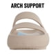 thumbnail image 3 of Sandalias de plataforma suave para mujer, ligeras, de playa, con suela gruesa, ortopédicas y con soporte para el arco, 3 of 6