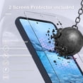 thumbnail image 5 of KOMI for Google Pixel 8 Case, Silicone Phone Case with 2 Screen Protector, Soft Anti-Scratch Microfiber Lining, Full Body Shockproof Slim Cover Support Wireless Charging, Navy, 5 of 5
