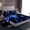 Blue, variant on Feelyou Fashion Blue Bow Full Size Sheets, Sequin Print Bed Sheets, Princess Style Sheet Sets, Ultra Soft Room Decoration, 4-Piece
