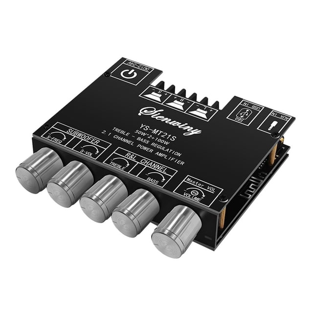 Placa de amplificador de audio estéreo de 2.1 canales CS8673E compatible con Bluetooth 5.1