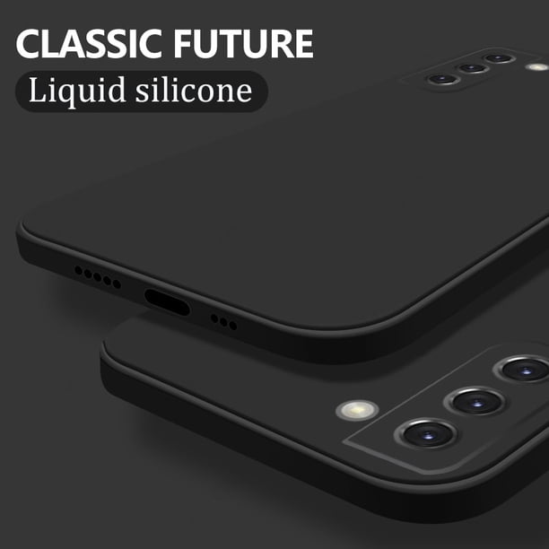 Funda de silicona líquida suave para Samsung S20 S21 FE 5G A51 A71 A21S A54, funda Original para S23 Ultra S21 S22 Plus A52 A72 A12 A32 Tan Jianjun unisex