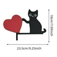 thumbnail image 3 of Riforla Cute Door Topper Over The Door Sign Metal Door Frame Corner Decorations Door Frame Toppers with Black Letters or Patterns Door Frame Top Decoration for Craft Home Decoration Hangs A, 3 of 5