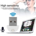 thumbnail image 3 of Mini Microphone Micro USB pour Ordinateur Portable/de Bureau PCS - Logiciel de Reconnaissance Skype/voix, Adaptateur de Récepteur Audio Sans Pilote pour MSN PC Notebook, 3 of 9