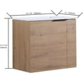 thumbnail image 2 of Historyli 22-inch Wall Mounted Bathroom,Modern Floating Sink Bathroom Vanity,Vanity Set with Top Basin & Storage Cabinet,Ideal for Small Spaces,Wood, 2 of 6