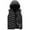 Black, variant on ZUKMRJPC Men's Outdoor Winter Vest Full Zipper Lightweight Removable Hood Sleeveless Padded Jacket Vests Warm Thick Outwear with Pocket