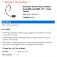 thumbnail image 2 of Windshield Washer Pump Connector - Compatible with 2003 - 2011 Honda Element 2004 2005 2006 2007 2008 2009 2010, 2 of 2