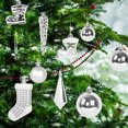 thumbnail image 1 of 21 piezas de plástico para decoración de árbol de Navidad, adornos navideños, colgante para árbol de Navidad FLhrweasw Nuevo, 1 of 8
