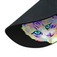 thumbnail image 3 of WIRESTER 7.88 in Round Mouse Pad with Non-Slip Rubber Base for Computers, Laptop, Office & Home - Pastel Colorful Cat Vector Portrait, 3 of 5