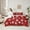 Red, variant on Manfei Red Cartoon Snowflake Twin Bedding Sets 7-Piece for Teen, Winter Snow Bedding Comforter Set, Western Christmas Festival Reversible Sheet Sets, Breathable Home Decor