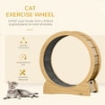 thumbnail image 4 of PawHut Roue de Course pour Chat Tapis Roulant avec Frein Naturel, 4 of 10