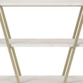 thumbnail image 6 of Furniture of America Ketano 5-Shelf Bookcase, Champagne, 6 of 7