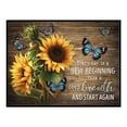 thumbnail image 2 of Bordado completo 11CT DIY girasol mariposa y texto estampado artesanía de punto de cruz Tmvgtek decoración de arte en el hogar, 2 of 9