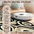 thumbnail image 6 of Design&I 4'x6' Washable Area Rug Snag-Free Skid-Resistant Medium Abstract Geometric Flowing Curves Rhythmic Lightweight Minimalist for Home Office, Under Desk, 6 of 7