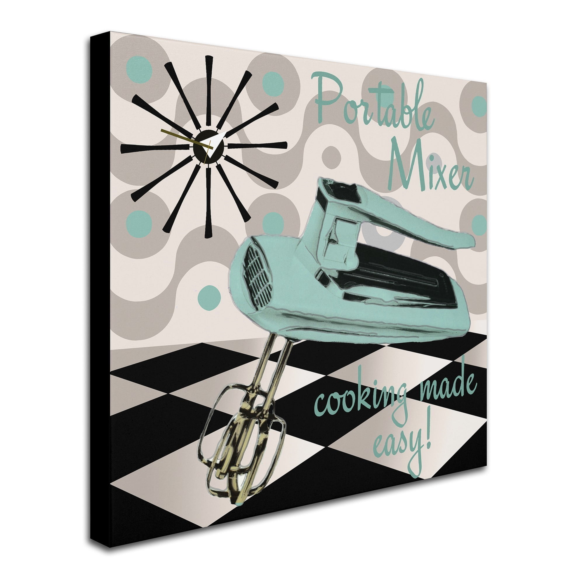 Trademark Fine Art "Fifties Kitchen III" Canvas Art by Color Bakery