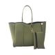 thumbnail image 3 of Bolsa de neopreno para mujer con bolsa interior, multiusos, ligera, impermeable, para piscina. Verde, 3 of 9