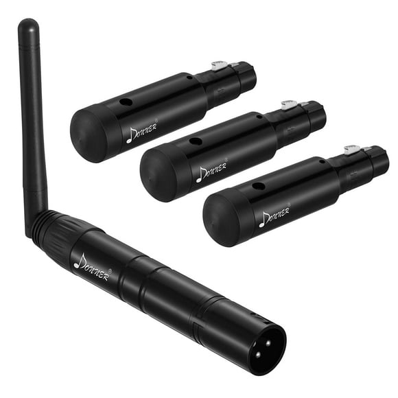 Controlador inalámbrico DMX512 Donner con 3 receptores y domo