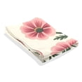 thumbnail image 5 of Yayeee Tapestry Wall Hanging for Bedroom 80" x 60" Living Room Home Wall Art Decor, Light Pink Flowers, 5 of 7