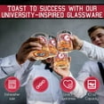 thumbnail image 5 of The University Of Alabama Whiskey Glass Set (2 Low Ball Glasses) - Contains Full Color Alabama Logo & Campus Map - Alabama Gift Idea for College Grads & Alumni - College Cocktail Glassware, 5 of 6