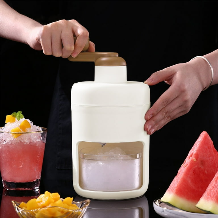 1pc Ice Shaver Machine, Snow Cone Maker, Manual Fruit Ice Cream