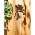 thumbnail image 2 of Home Decorative Wall-Mounted Cast Iron Pig With Wings Bell, 2 of 7