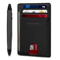 thumbnail image 1 of Cartera Slim Minimalista RUNBOX con Bloqueo RFID de Cuero, 1 of 6