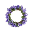 thumbnail image 5 of Romantic Decor,Simulated Candle Base Wreath Ornament Warm Romantic Atmosphere Delicate Appearance Non-Fading,Festive Decor for Candlelight Dinner Tabletop Front Porch Wall Home Festival Decors, 5 of 5