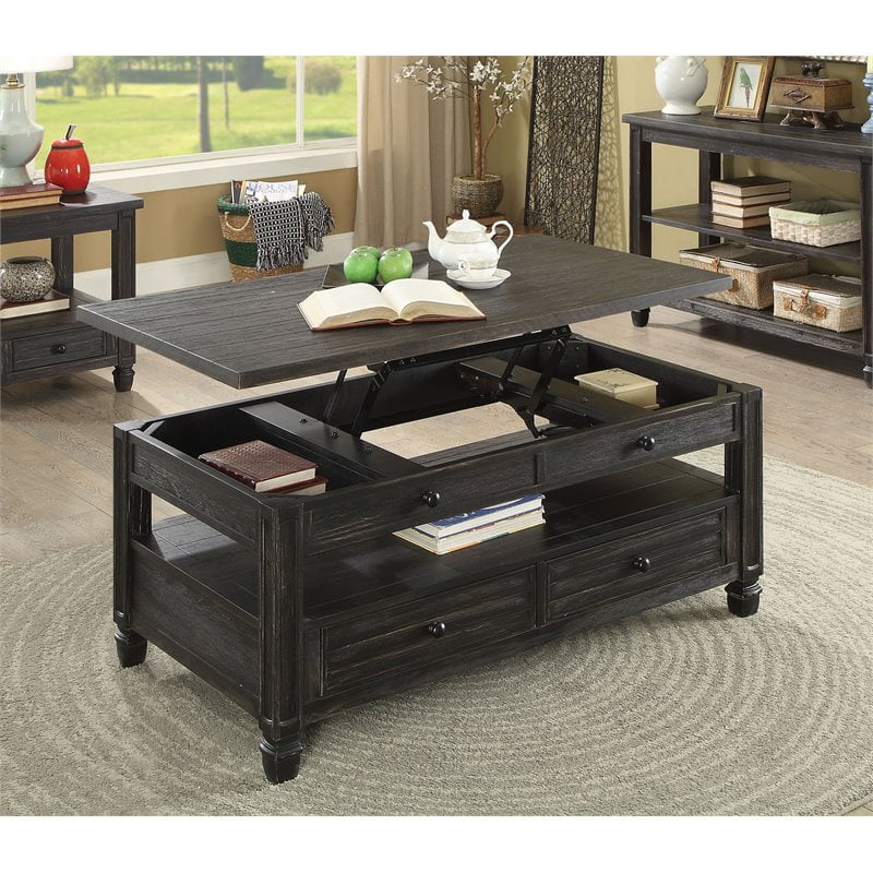 Furniture Of America Shania Wood Lift Top Coffee Table In Antique Black Com - Black Lift Top Coffee Table With Storage Furniture Of America Shania Wood Lift Top Coffee Table In Antique Black Com - Black Lift Top Coffee Table With Storage