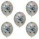 thumbnail image 1 of Globos de látex para fiesta de feliz cumpleaños, decoraciones para el hogar, 30, 40, 50, 5 uds. (papeles plateados 40.), 1 of 2