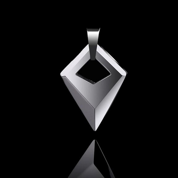 Tungsten Carbide Pendant High Polish Arrow Head 18" length Wheat Chain Limited Production