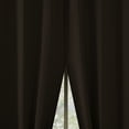 thumbnail image 4 of No. 918 Brandon 2-Piece Magnetic Closure Room Darkening  Grommet Top Curtain Panel, Chocolate Brown, 54.0”W x 63"L, 4 of 9