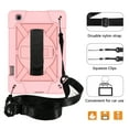 thumbnail image 5 of Galaxy Tab A 8.0'' 2019 Case,Hybrid Shockproof Rugged Heavy Duty Full-Body Drop Protection Stand Kids Case with Shoulder Strap for Galaxy Tab A 8.0" 2019 SM-T290 T295,Rosegold, 5 of 7