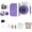 White+Purple, variant on Kids Camera Instant Print, Christmas Birthday Gifts for Girls and Boys 3-12 Years Old, 1080P HD Dual-Lens Selfie Digital Camera with 5 Rolls Print Paper Stickers Pens & 32 GB Card