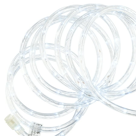Holiday Time 15-Foot Rope Light Set, Cool White (Best Led Christmas Lights Review)