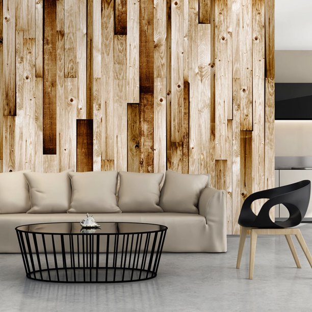 Wall mural Wooden boards