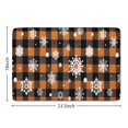 thumbnail image 5 of Plaid Christmas Snowflake Flannel Non Slip Door Rugs,Washable Door Mats Indoor,Decorative Door Mats,Dirt-Resistant and Absorbent Doormat for Entrance,Bedroom,Kitchen,Bathroom,23.5"x16", 5 of 5