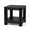 Black, variant on Maven Lane Paulo Wooden Side Table in Weathered Black Finish
